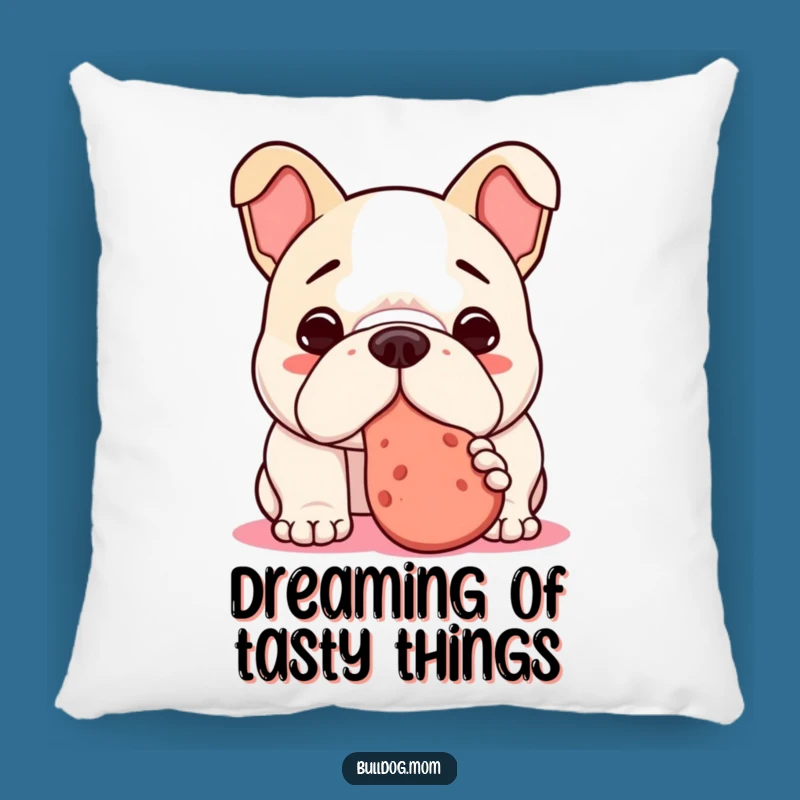Funny Kawaii Bulldog Treat Pillow - Eager Pup Gift