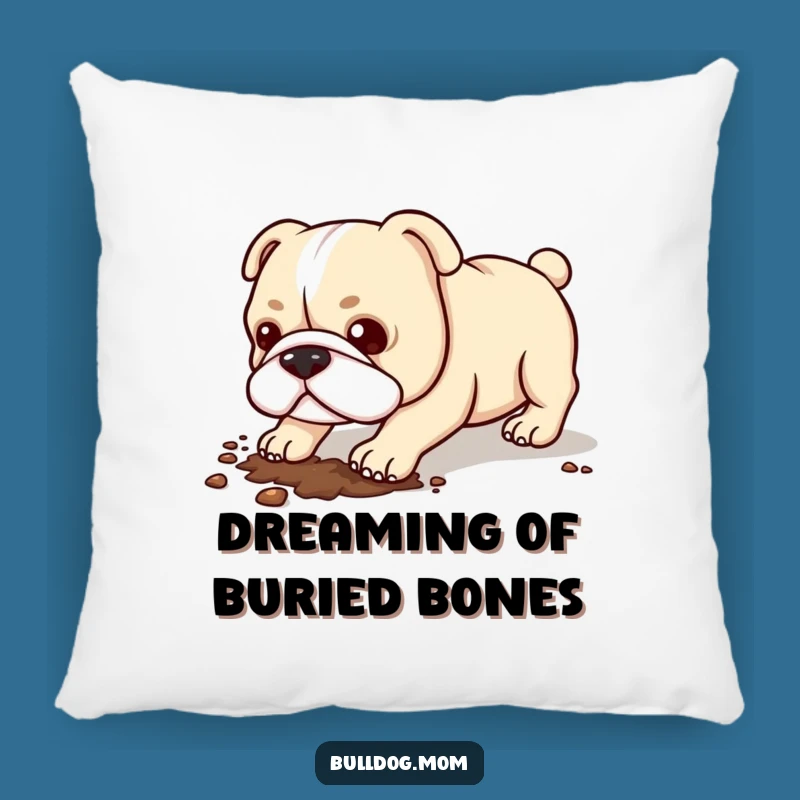 Funny Kawaii Bulldog Pillow: Digging Comfort for Your Couch