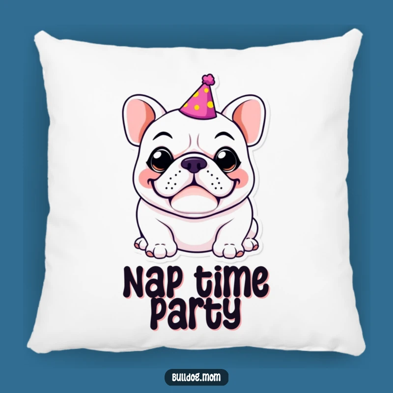Soft Funny Kawaii Bulldog Pillow, Cozy & Humorous Party Accent