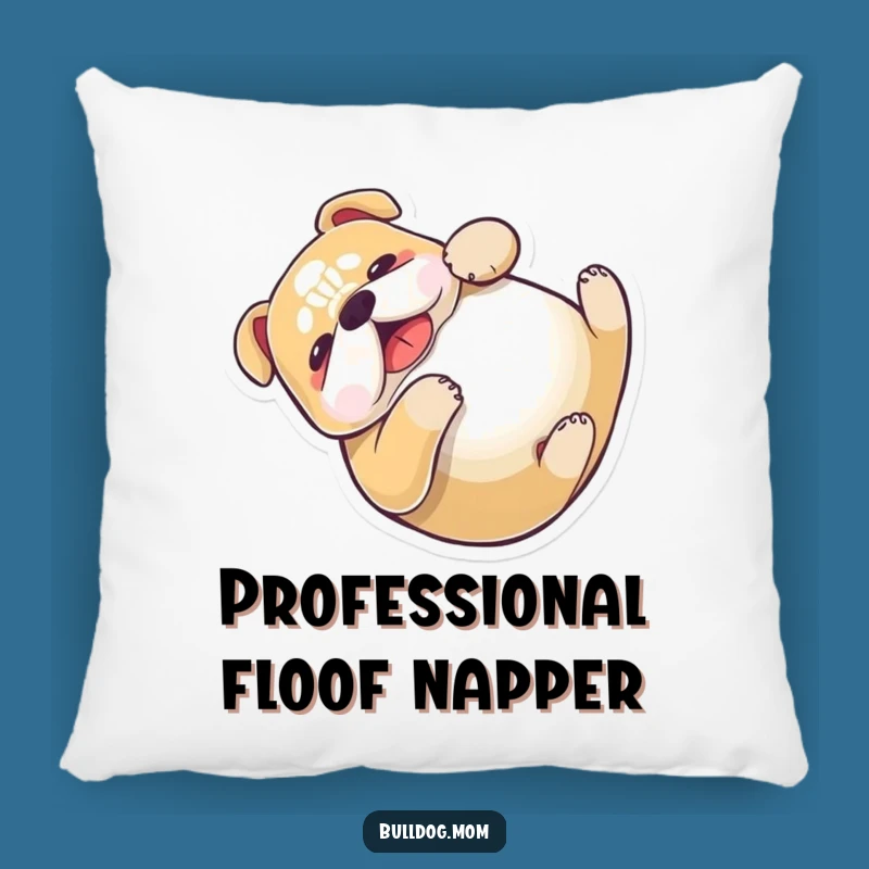 Funny Kawaii Bulldog Pillow - Playful Pup Cushion Gift