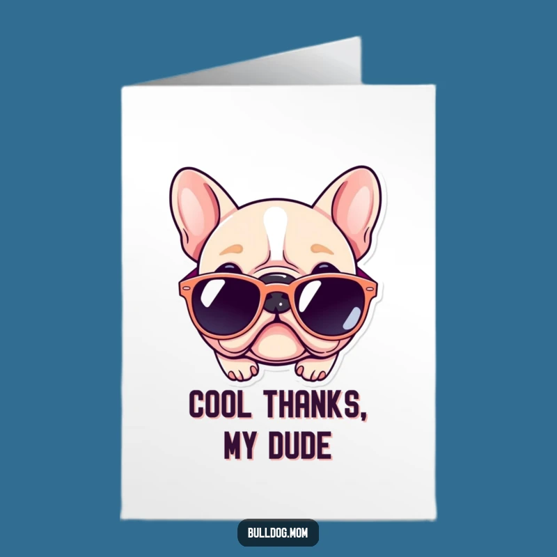 Free Printable Thank You Card: Cool Pup's Shades Fail