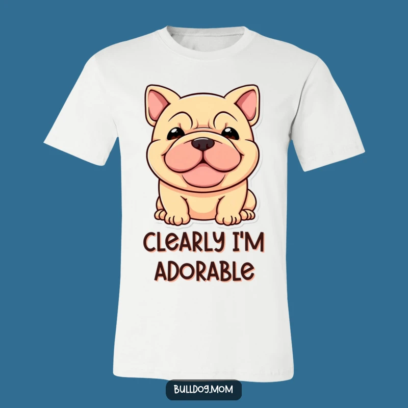Funny Wrinkled Face Stocky Dog T-Shirt: Hilarious Canine Apparel Gift